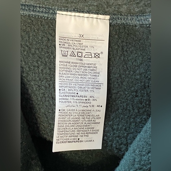 OLD Navy Olive Green High-Waisted UltraCoze Fleece-Lined Flare Leggings, 3X - Picture 8 of 14